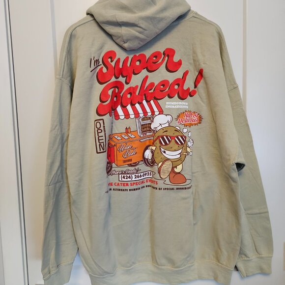 Open 925 Sand I'm Super Baked Hoodie 2xl - Picture 4 of 4